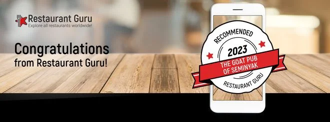 Best Pub in Seminyak Restaurant Guru Award